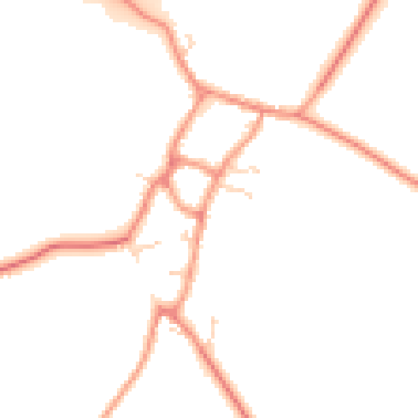 Daytime road noise heatmap for NN6 6DD
