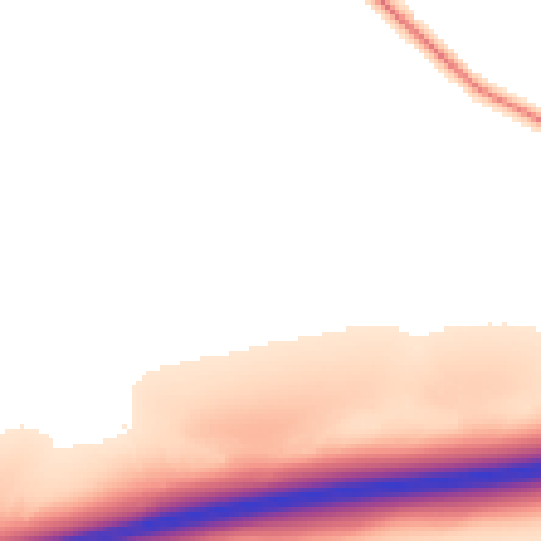 Daytime road noise heatmap for NN6 6DP