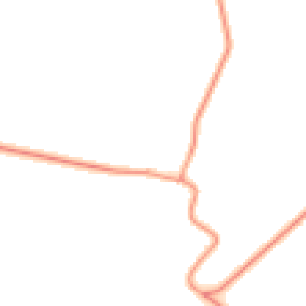 Daytime road noise heatmap for NN6 6JP