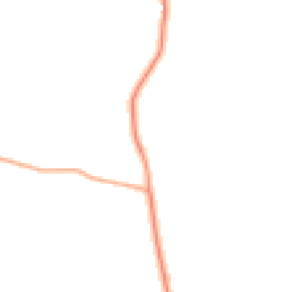 Daytime road noise heatmap for NN6 6JX