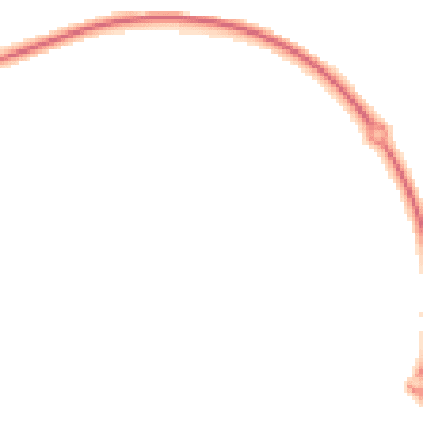 Night-time road noise heatmap for NN6 7BY