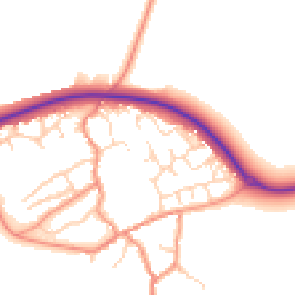 Daytime road noise heatmap for NN6 7GB