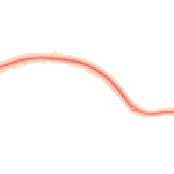 Night-time road noise heatmap for NN6 7GD