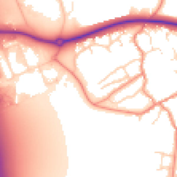 Daytime road noise heatmap for NN6 7GS