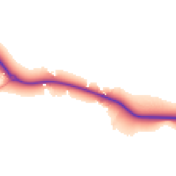 Daytime road noise heatmap for NN6 7SQ
