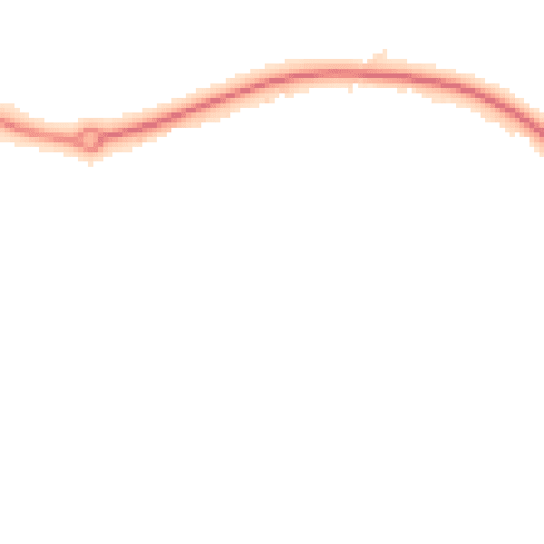Night-time road noise heatmap for NN6 7SX