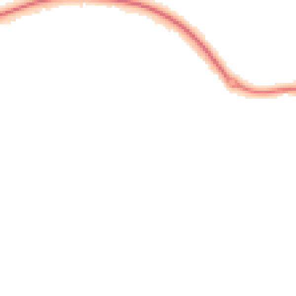 Night-time road noise heatmap for NN6 7TL