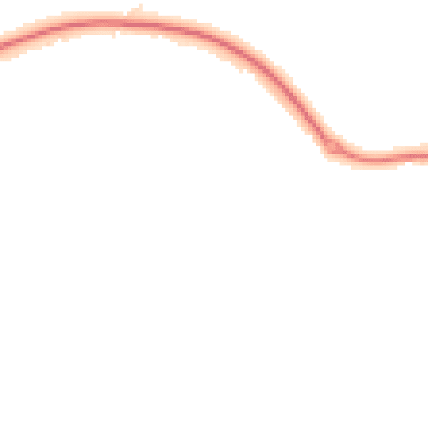 Night-time road noise heatmap for NN6 7TW