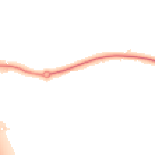 Night-time road noise heatmap for NN6 7TY