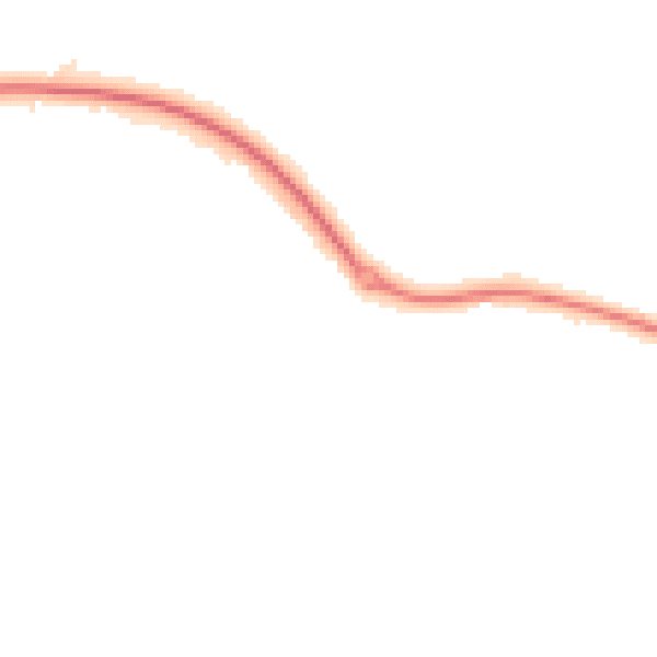 Night-time road noise heatmap for NN6 7UG