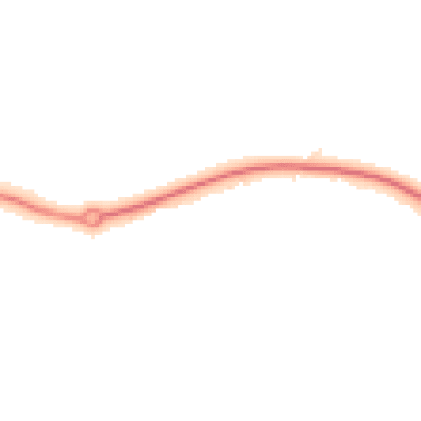 Night-time road noise heatmap for NN6 7WP
