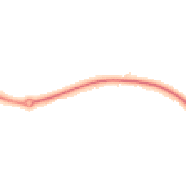 Night-time road noise heatmap for NN6 7WQ