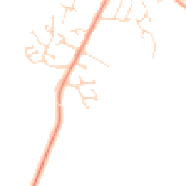 Daytime road noise heatmap for NN6 7XQ