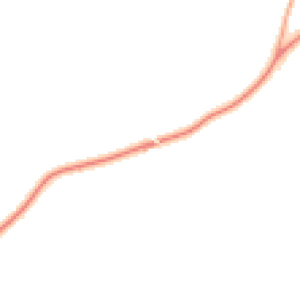 Daytime road noise heatmap for NN6 8AR