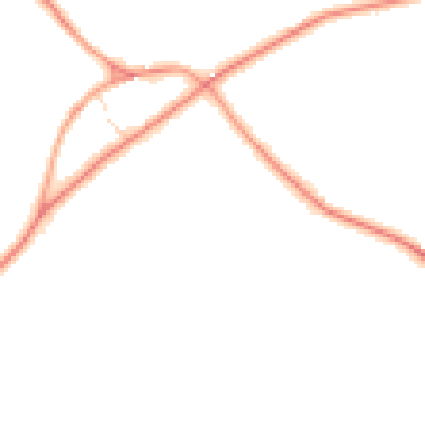 Daytime road noise heatmap for NN6 8AY