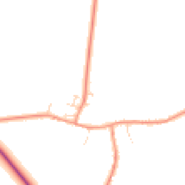 Daytime road noise heatmap for NN6 8BS