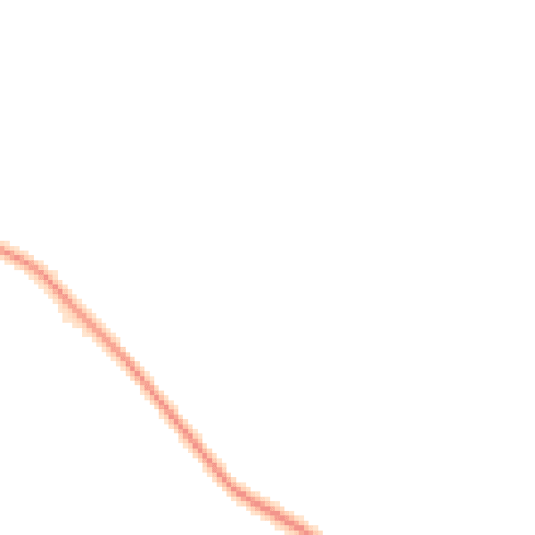 Night-time road noise heatmap for NN6 8BX