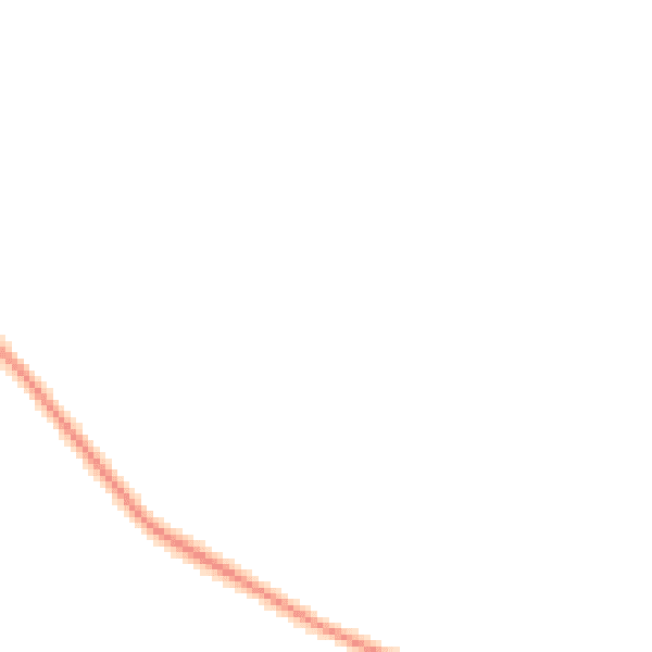 Night-time road noise heatmap for NN6 8DA