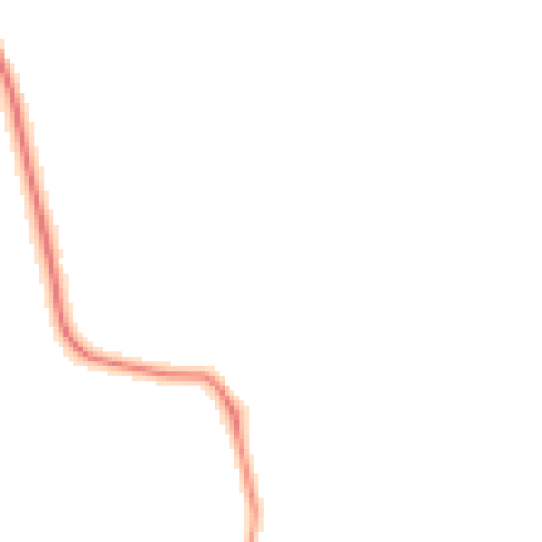 Night-time road noise heatmap for NN6 8GA