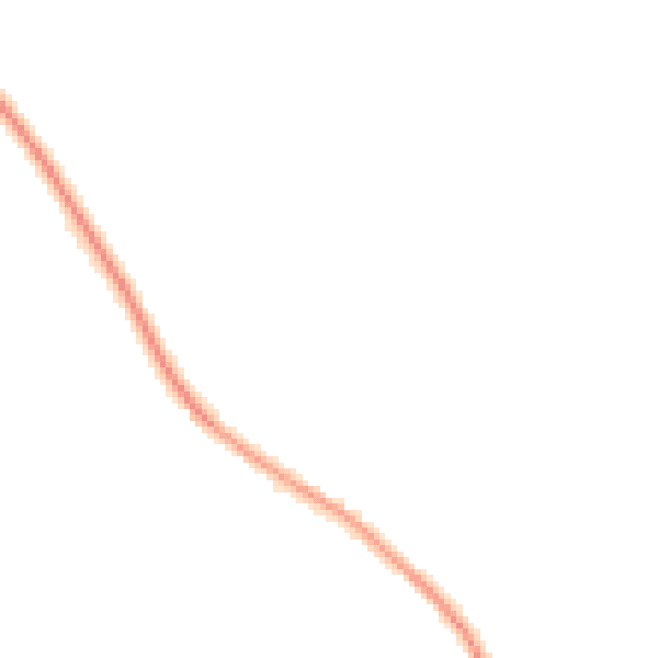 Night-time road noise heatmap for NN6 8ND