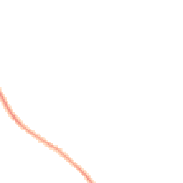 Night-time road noise heatmap for NN6 8NE