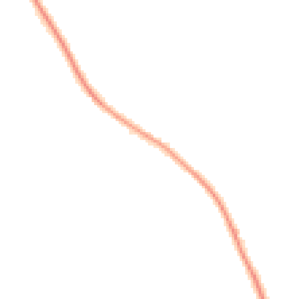 Night-time road noise heatmap for NN6 8NH