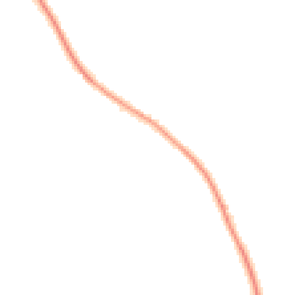 Night-time road noise heatmap for NN6 8NL
