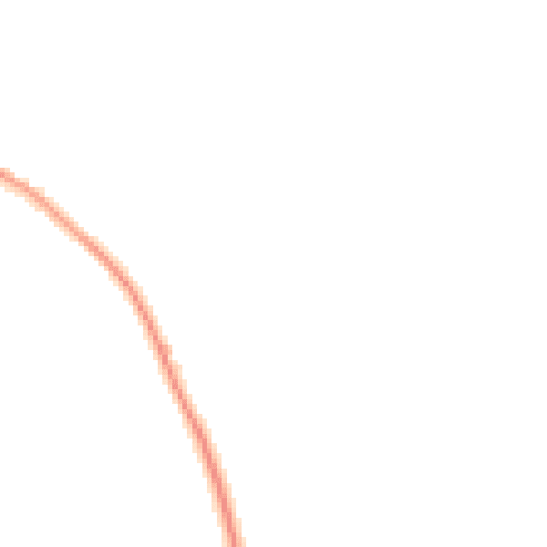 Night-time road noise heatmap for NN6 8NN