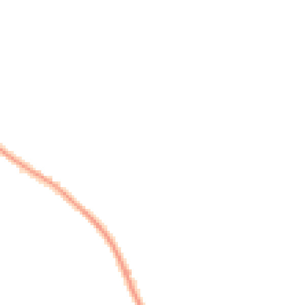 Night-time road noise heatmap for NN6 8NP