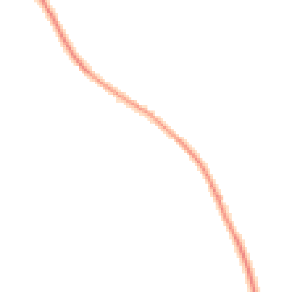 Night-time road noise heatmap for NN6 8NS