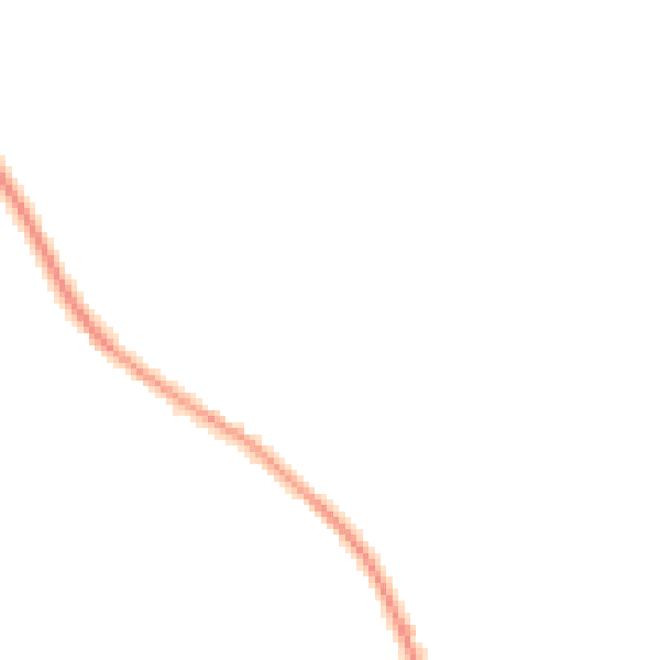 Night-time road noise heatmap for NN6 8NW