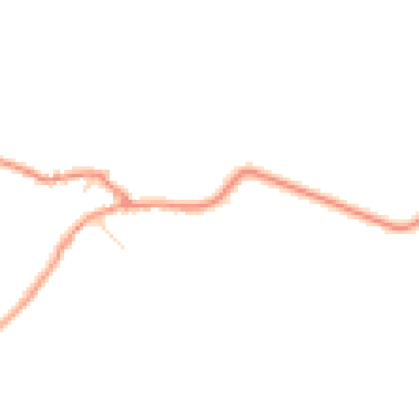 Daytime road noise heatmap for NN6 8RP
