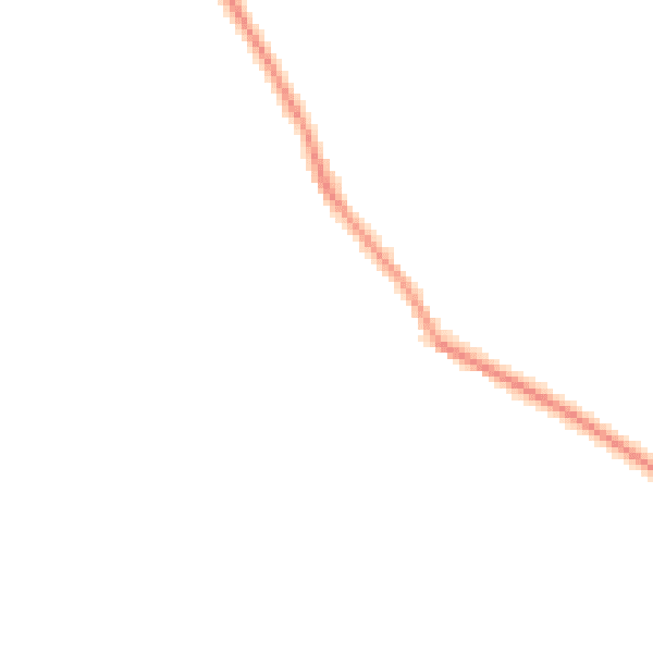 Night-time road noise heatmap for NN6 8SH