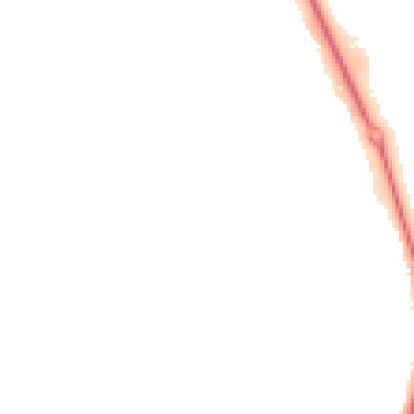 Night-time road noise heatmap for NN6 9DE