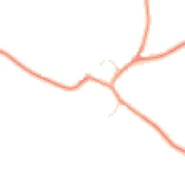 Daytime road noise heatmap for NN6 9HR