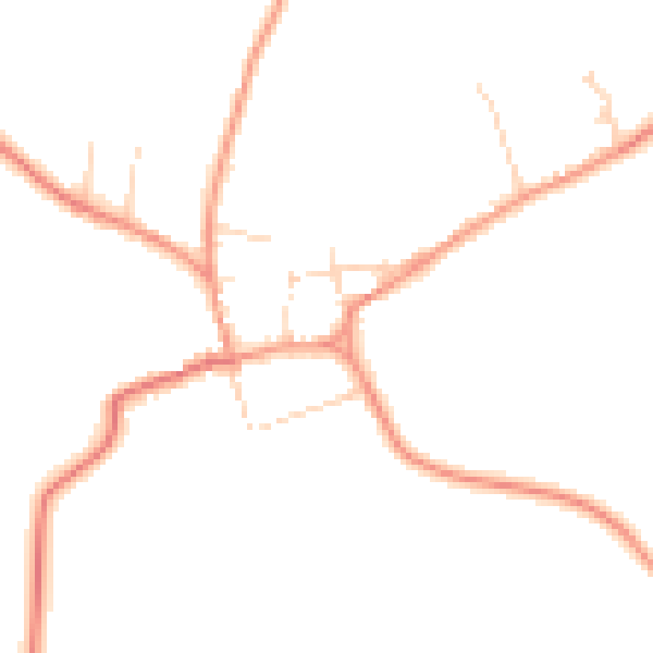 Daytime road noise heatmap for NN6 9PQ