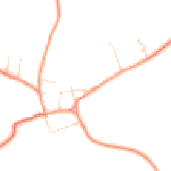 Daytime road noise heatmap for NN6 9RP