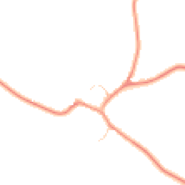 Daytime road noise heatmap for NN6 9RQ