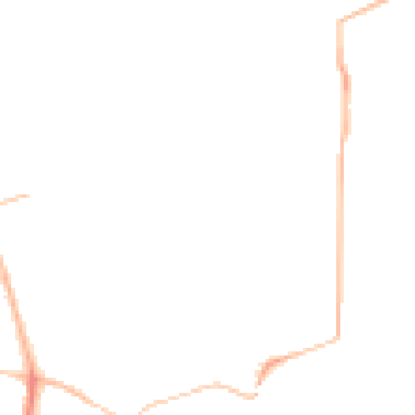 Night-time road noise heatmap for NN8 1GT