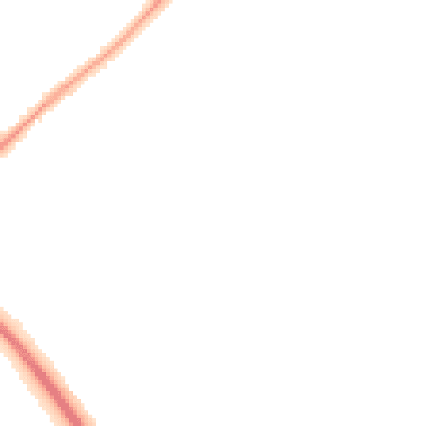 Night-time road noise heatmap for NN8 2HQ