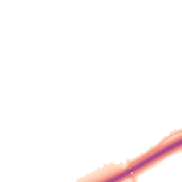 Night-time road noise heatmap for NN8 2PT