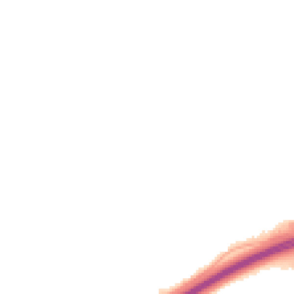 Night-time road noise heatmap for NN8 2PZ