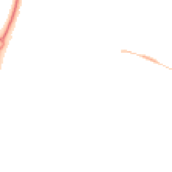 Night-time road noise heatmap for NN8 3ZA