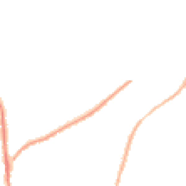 Night-time road noise heatmap for NN8 4ED