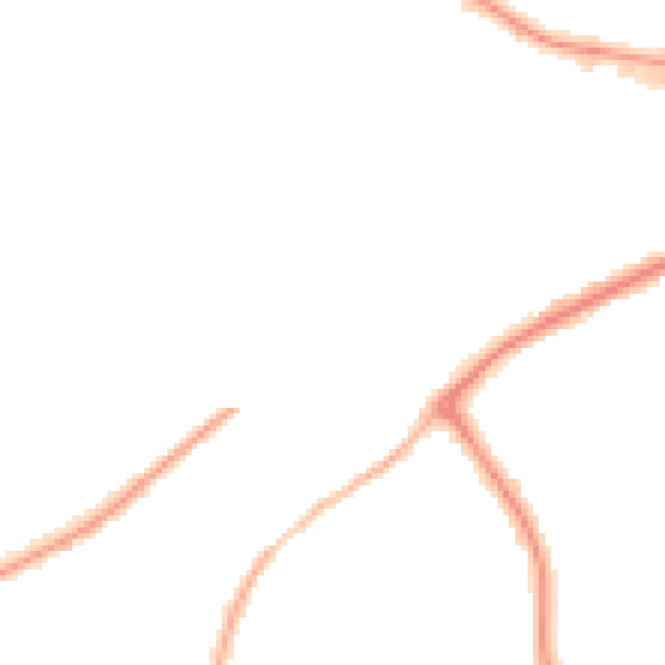 Night-time road noise heatmap for NN8 4GG