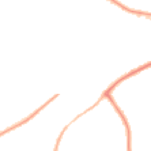 Night-time road noise heatmap for NN8 4GH