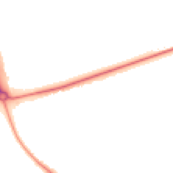 Night-time road noise heatmap for NN8 4SW
