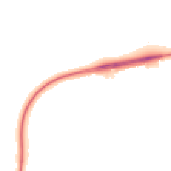 Night-time road noise heatmap for NN8 5FE