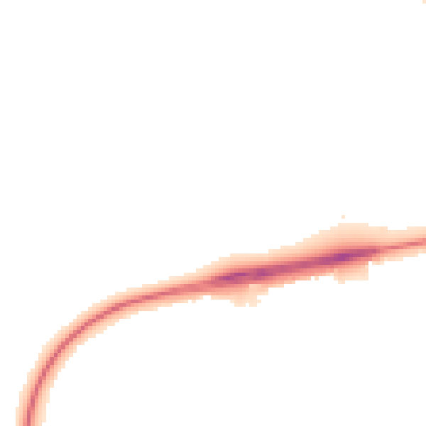 Night-time road noise heatmap for NN8 6BF