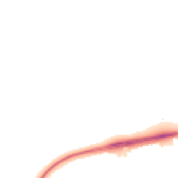 Night-time road noise heatmap for NN8 6BQ